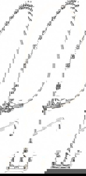 Riser with Spring Guide, 2 Way Design, Wall Mount, Wall Pre Rinse Faucet Assembly